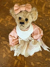 Nona’s Bears “Miriam” Mohair Artist Teddy Bear – Fully Jointed, Glass Eyes,