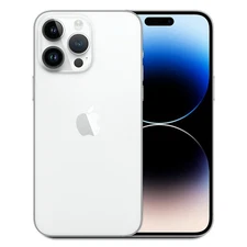 Apple iPhone 14 Pro Max 128GB Unlocked 6.7" - (Silver) A2651 w/1 Year Warranty