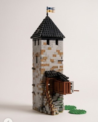BlueBrixx Special 107089: Bergfried Expansion V2 (Castle Blaustein) 1687 Pcs