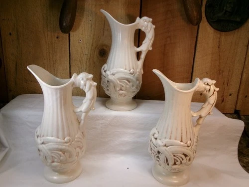 Lot of 3 Vintage Red Wing #220 Dragon Pitchers