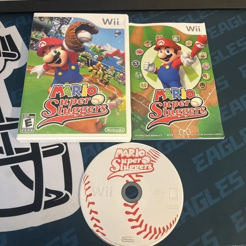 New ListingMario Super Sluggers Complete With Manual Nintendo Wii Tested Video Game E