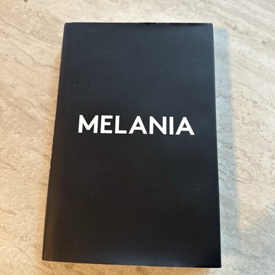 Melania A Memoir Hardback Cover Book Black