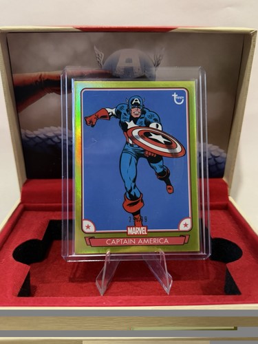 2026 Topps Marvel Brooklyn Collection Captain America  Chartreuse /99