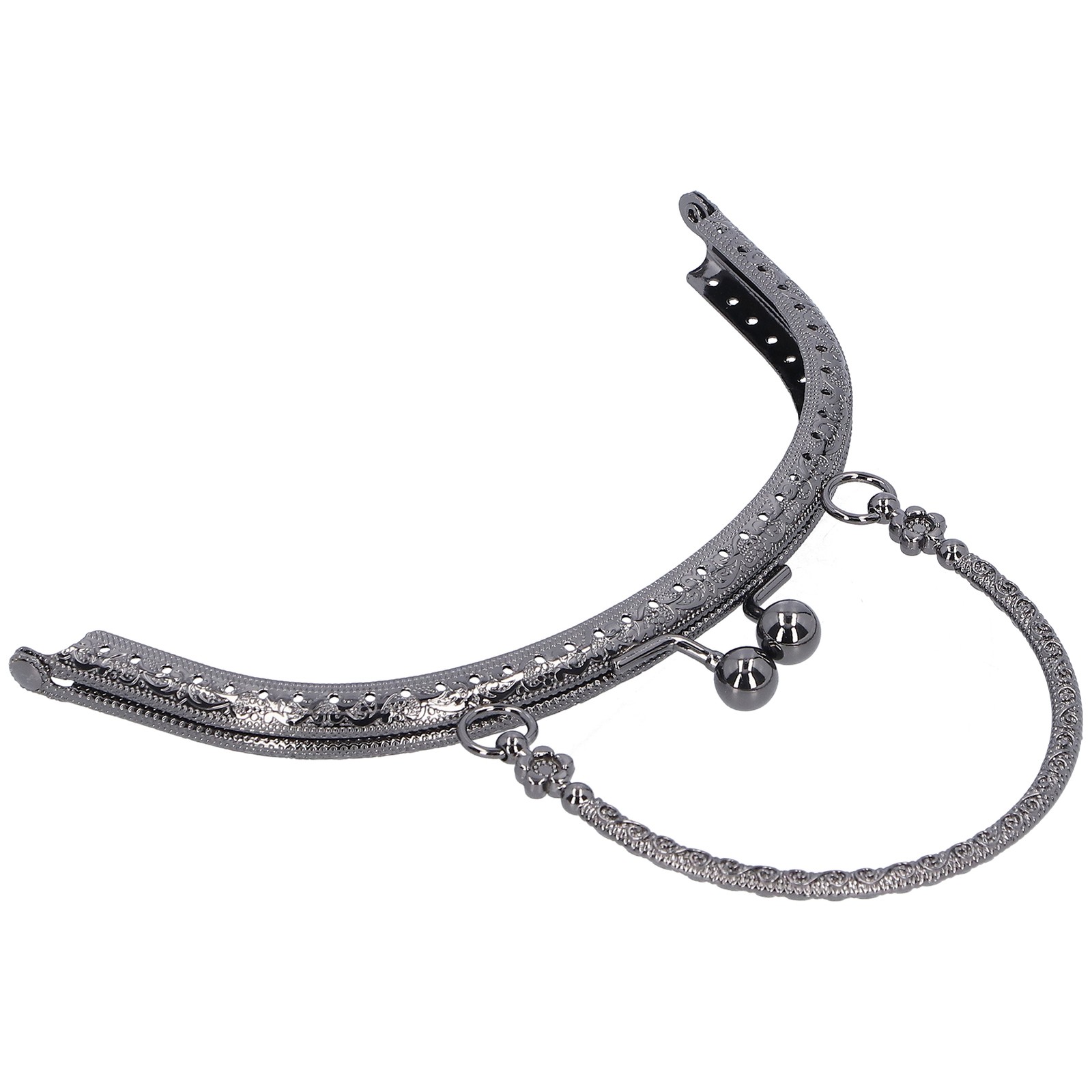 Semicircle Purse Handle Frame Metal Handbags Clasp Lock 16.5cm Bag Making Decor.