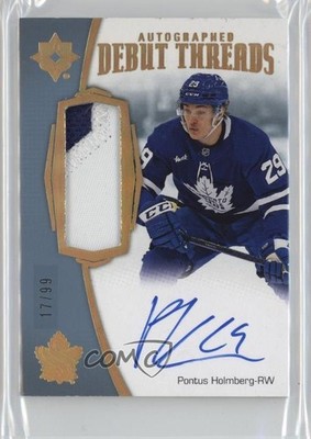 2023 Ultimate Collection 2023-24 Update 17/99 Pontus Holmberg #ADT-PH Auto f9s