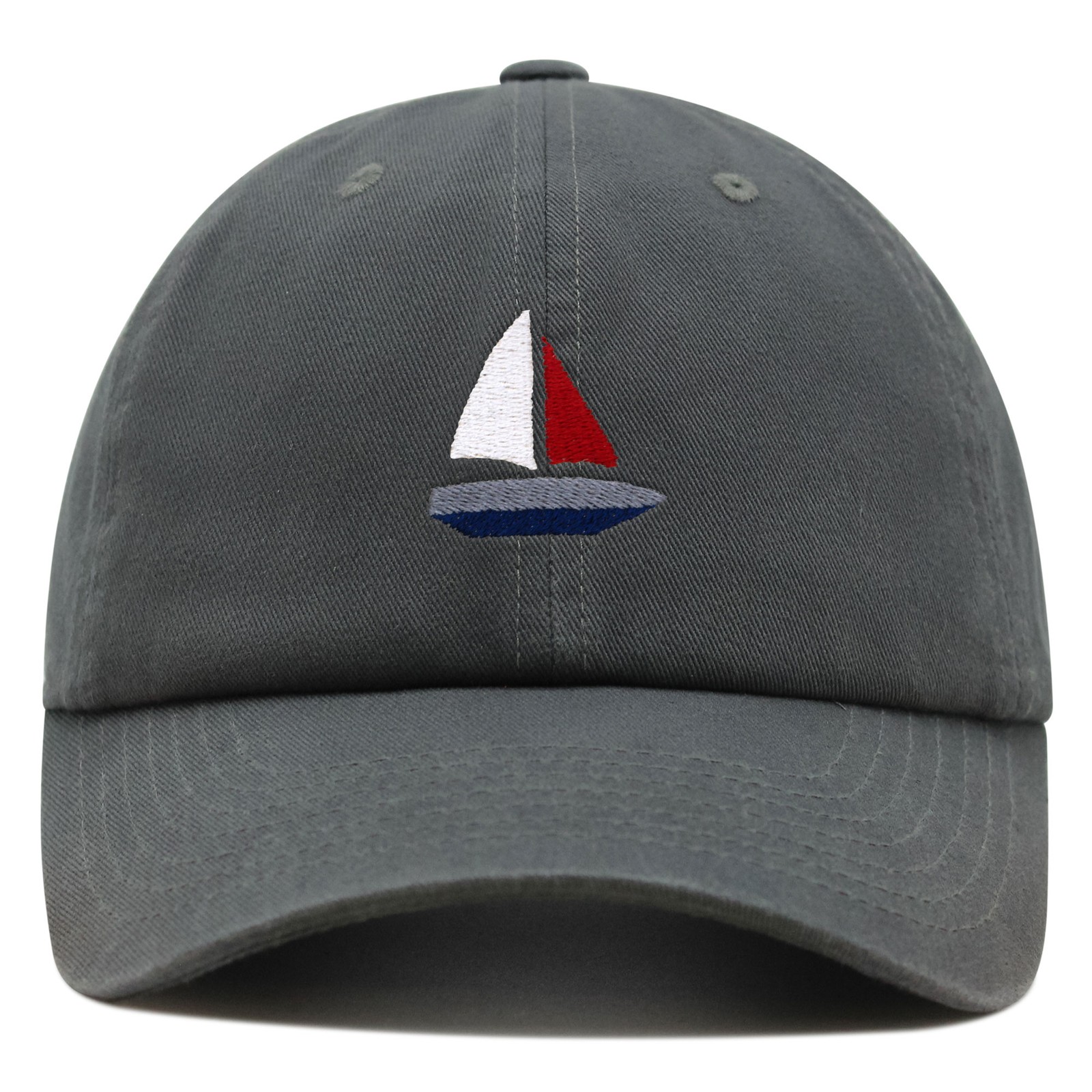 JPAK Cute Boat Premium Dad Hat Premium Cotton Strapback Nautical Ocean