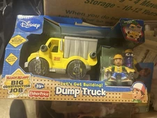 Fisher-Price Disney's Handy Manny's Lets Get Building Dump Truck Set NEW Rare