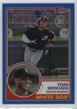 2018 Topps Silver Pack 1983 Design Chrome Series 2 Blue 46/150 Yoan Moncada 13kb