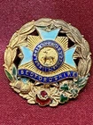 WW1 The Bedfordshire Regiment Enamel Sweetheart Brooch w/fixing