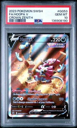 Pokémon Hoopa V GG53/GG70 PSA 10 - GEM MINT 💎
