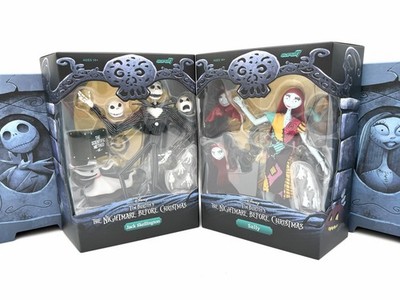 Super7 Nightmare Before Christmas Jack Skellington Sally Ultimates NIB Set