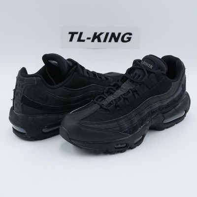 Nike Air Max 95 Essential Triple Black All Black Runner Trainer CI3705-001 8.5