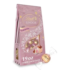 *COSTCO SiZe* Lindt Lindor 19 oz NEAPOLITAN White Chocolate Truffles BB 11/2025