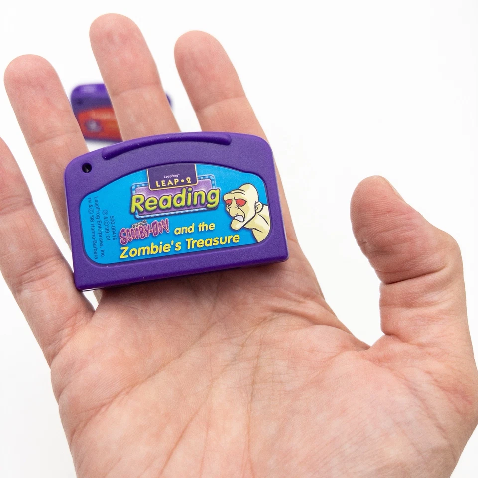 Lot of 2 Leap Frog LeapPad Cartridges Scooby Doo Zombie Reading Puzzles Pooh - Image 2 of 4