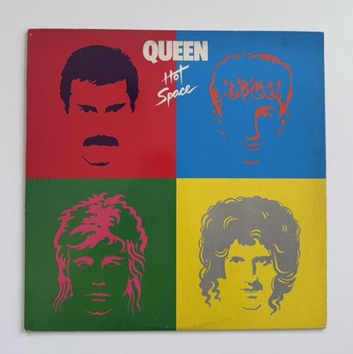  Hot Space  LP by Queen vinyl 1982 VG+ E1-60128 Elektra Records