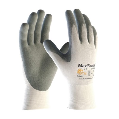 34-800/XS PIP G-Tek Nitrile Gloves,Maxifoam Premium Gray Foam