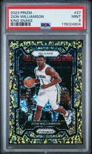 2023 Panini Prizm Zion Williamson #27 King Snake SSP CASE HIT PSA 9 MINT