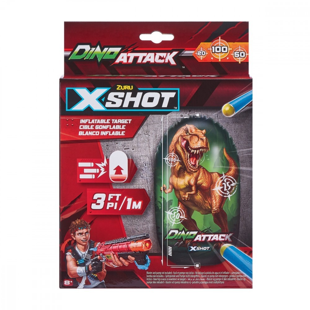 4894680013018 Надувная мишень Dino Attack ZURU X-Shot 5690₽