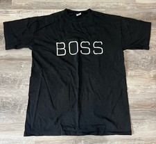 Vintage BOSS Logo T-Shirt – Made in USA – Size XXL