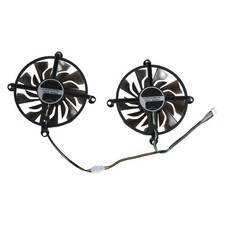 2Pcs 4Pin Graphics Card Cooling VGA Fan for eForce GTX1060 GTX960 12V