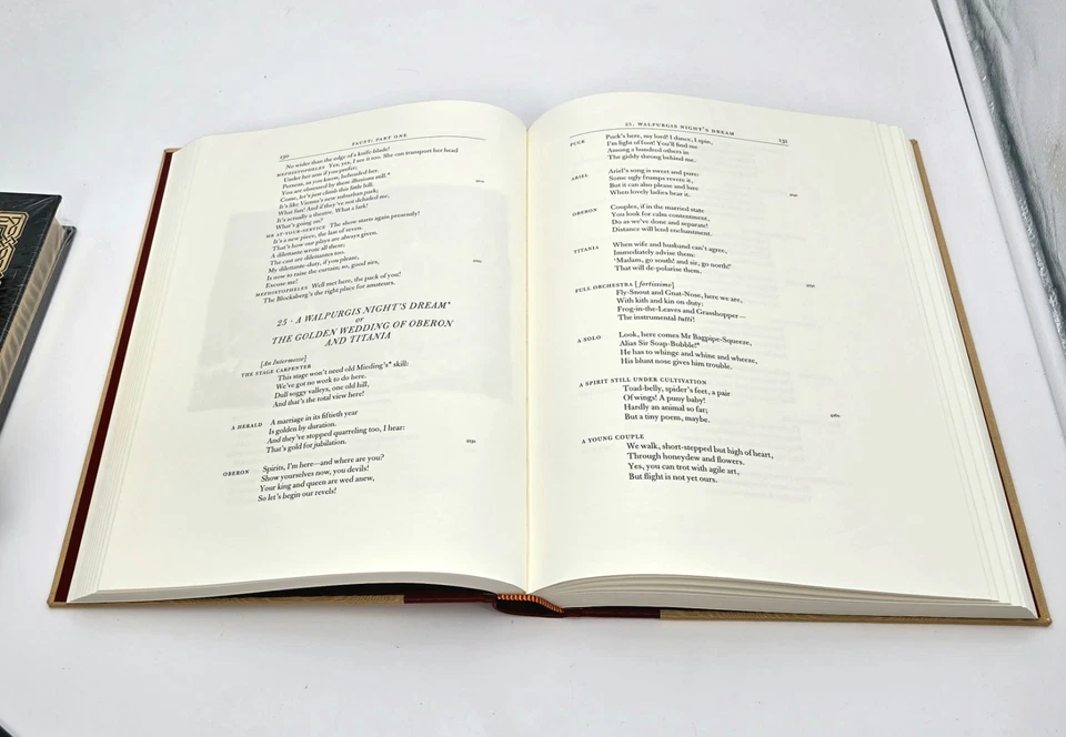 Goethe Faust Delacroix—FOLIO SOCIETY 2005 leather—Free Priority Mail (I4-72) - Image 3 of 4