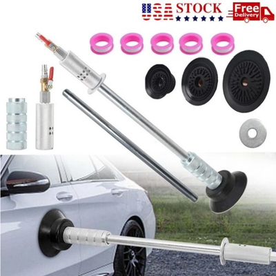 #ad Air Pneumatic Dent Puller Car Auto Body Repair Suction Cup Slide Tool Hammer Kit $27.44
