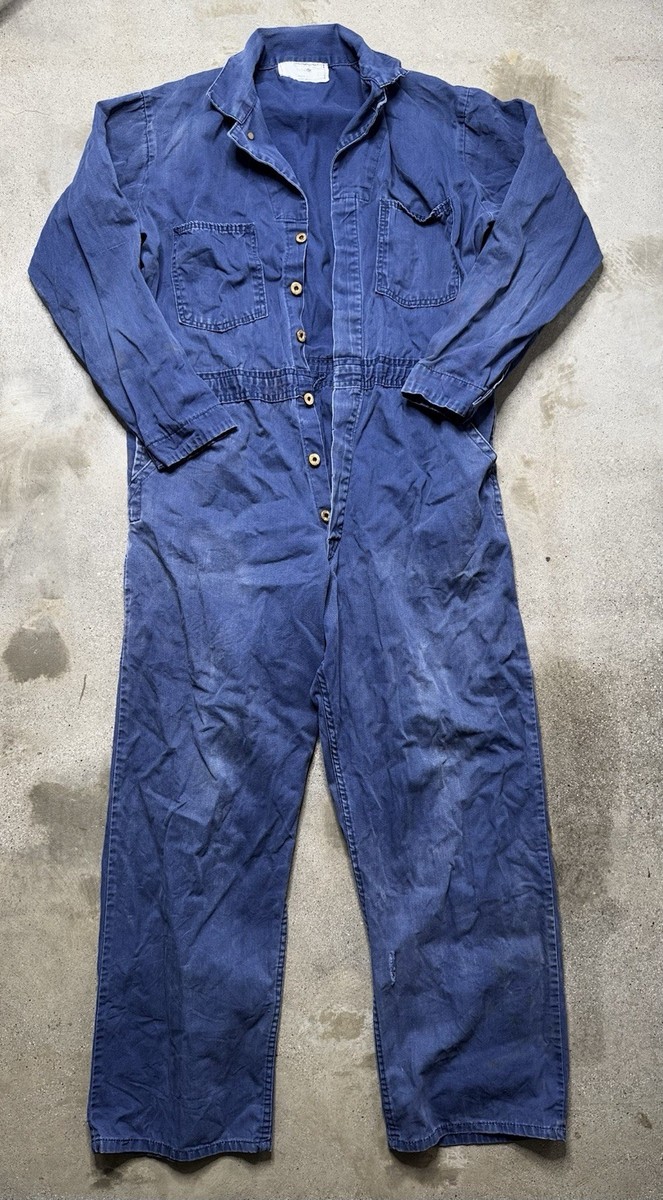 -80s USA製 “UNIVERSAL OVERALL” Coveralls Vintage Universal Overall Coveralls Union Made USA 46 Stone Cutter