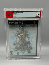 Kingdom Hearts II 2 Sony PlayStation 2 PS2 Silver Foil Sealed New PSA 9.4 A+