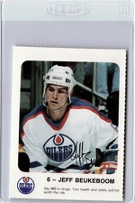 1986-87 Red Rooster Edmonton Oilers #NNO Jeff Beukeboom