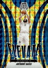 2024-25 Panini Mosaic Elevate Mosaic Reactive Yellow #17 Anthony Davis /99