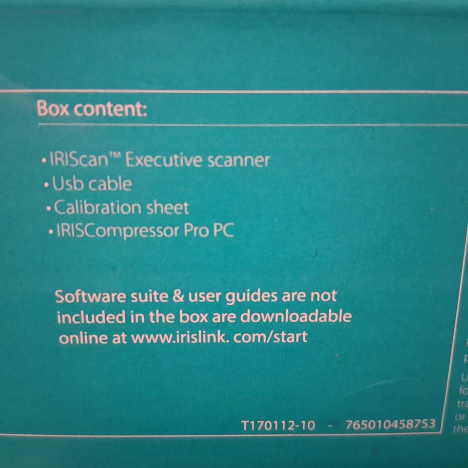 IRIScan Executive 4 Sheetfed Portable Mobile Duplex Scanner for Windows  - Image 4 of 4