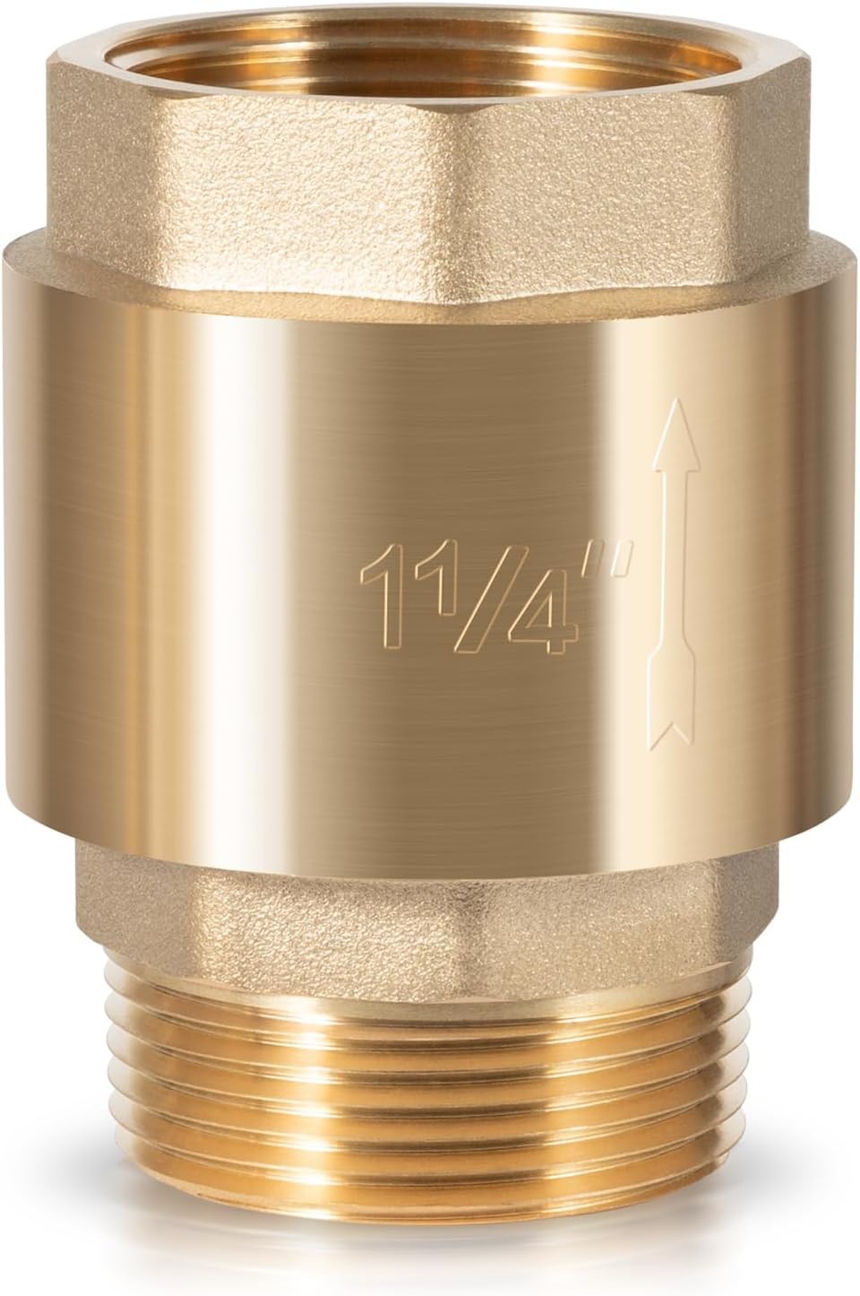 for SP0465X-125 One Way Brass Check Valve, 1-1/4" NPT male in/ 1-1/4" FNPT out