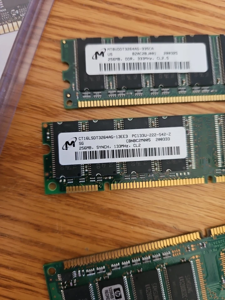 Lot Of 7 Ram 1gb Please Read - Image 3 of 4