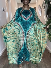 One Size Free Silk Kaftan – Lightweight, Flowy, Elegant Lounge & Resort Wear