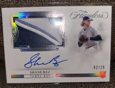 2022 Panini Flawless - Shane Baz Rookie Patch Autographs /25