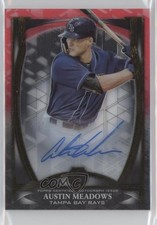 2019 Topps Tribute Iconic Perspectives Red 2/10 Austin Meadows #IP-AME Auto c2a