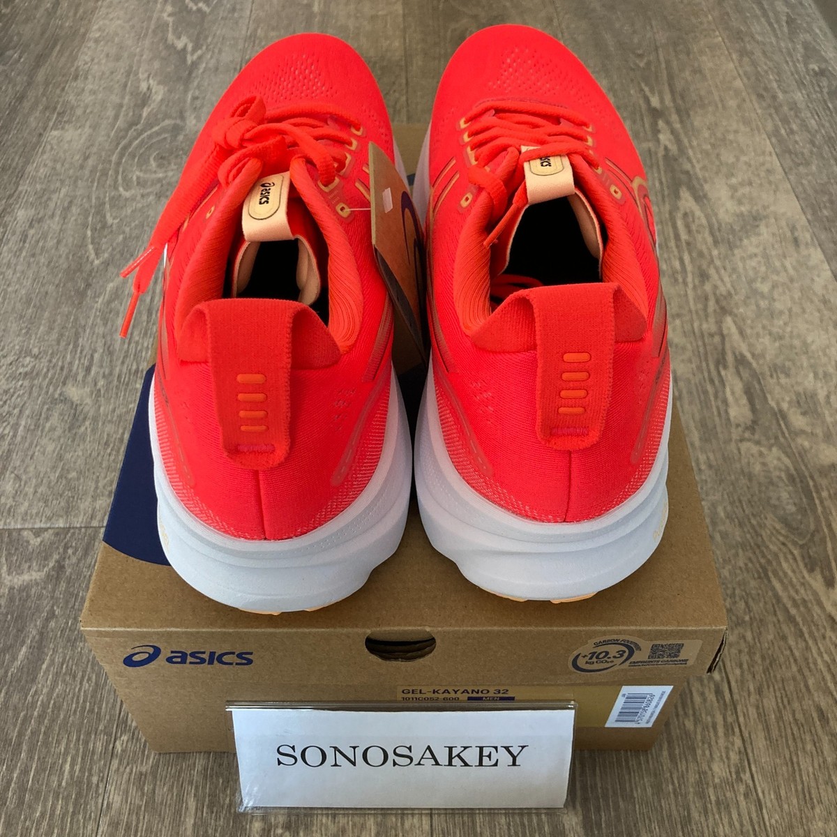 ASICS GEL-KAYANO 32 1011C052 600 Flash Red/Beet Juice New in Box