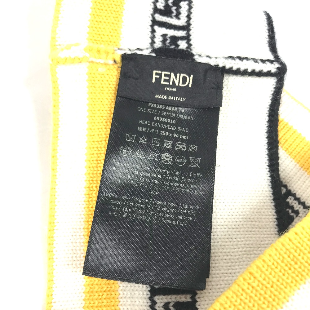 FENDI FXS385 hair accessory logo Headband Hairband hair band
