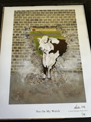  not On My Watch  Print 1/99 By Anita Pollinger-Jones (ex wife D.Jones Monkee