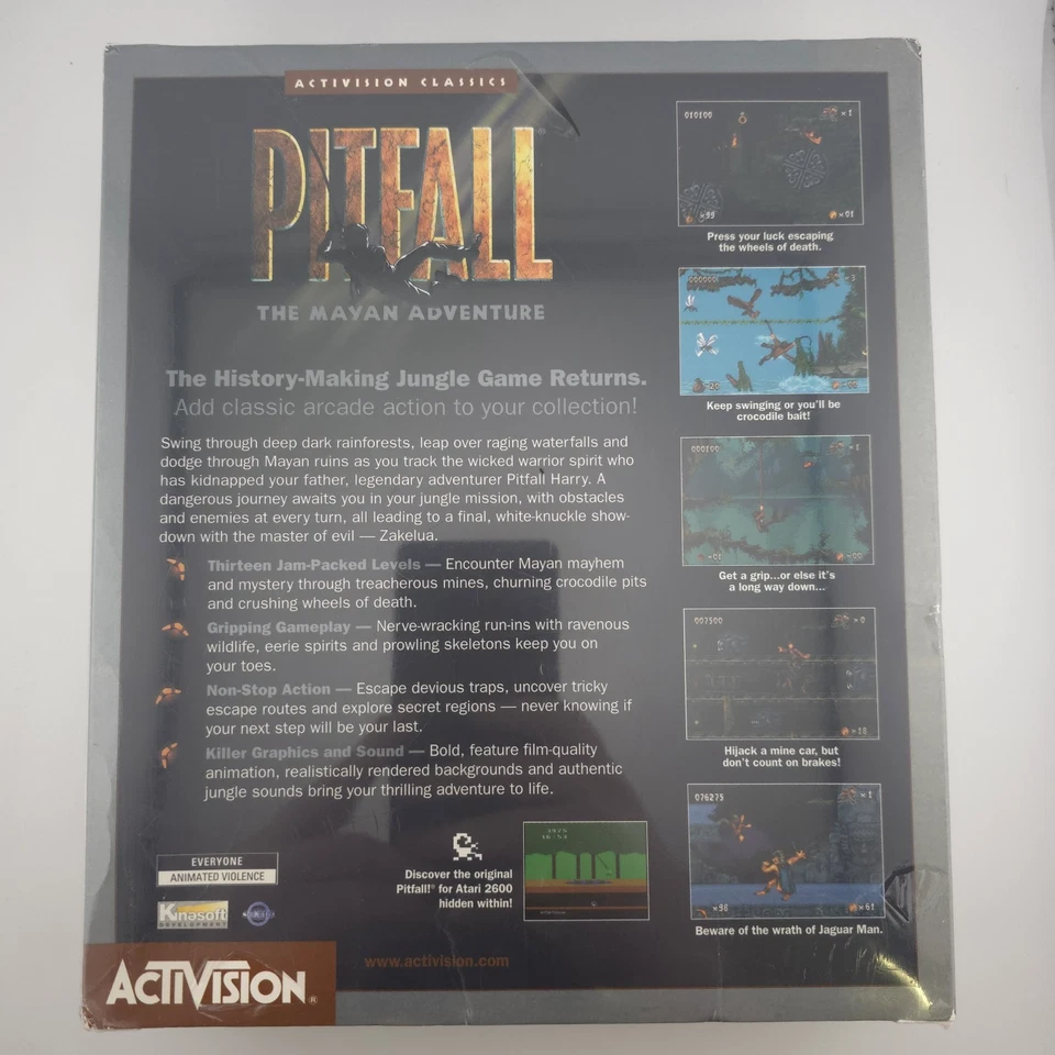 Pitfall: The Mayan Adventure, 1998, Big Box, New & Sealed - Image 3 of 4