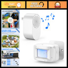 Wireless Driveway Alarm System - Weatherproof Motion Sensor Detector, 500FT Rang