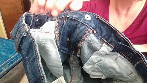B'gosh Skinny Kids 4 Denim Jeans 21" Waist/40-42.5 Height Adj Waist WEAR TO KNEE - Picture 6 of 15