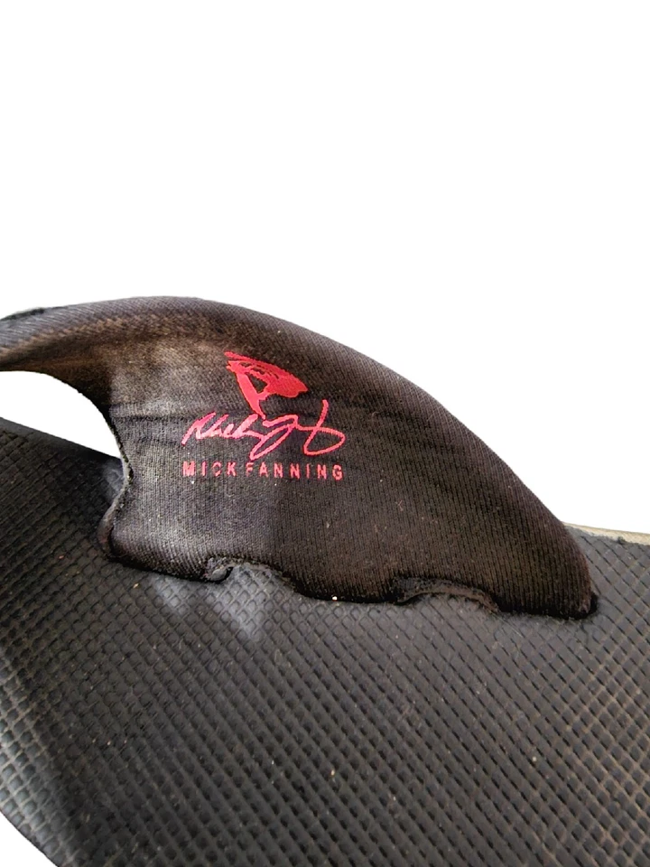 Sandálias chinelo Reef masculinas pretas Mick Fanning com abridor de garrafa tamanho 13 - Imagem 3 de 4