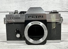 Petri FT 1000 35mm SLR Film Camera Body Only For Parts or Repair