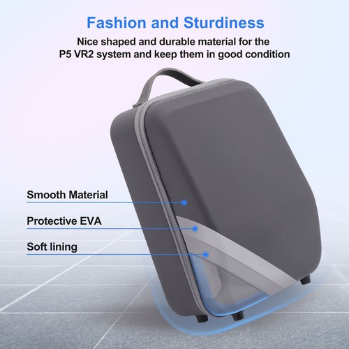 Shockproof Carrying Case Storage Bag Box For PlayStation PS VR2 for PS5 Headset - Afbeelding 6 van 6