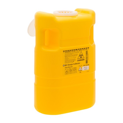 SHARPS BIN BD DISPOSABLE CONTAINER 8L NEEDLE SYRINGE DISPOSAL eBay