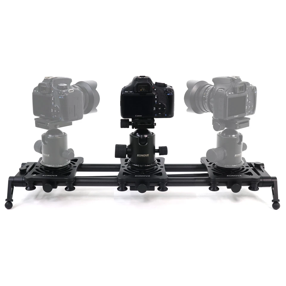 Konova P1 Carbon Camera Slider 60cm(23.6") with Bag Parallax Panorama Stable - Image 3 of 4