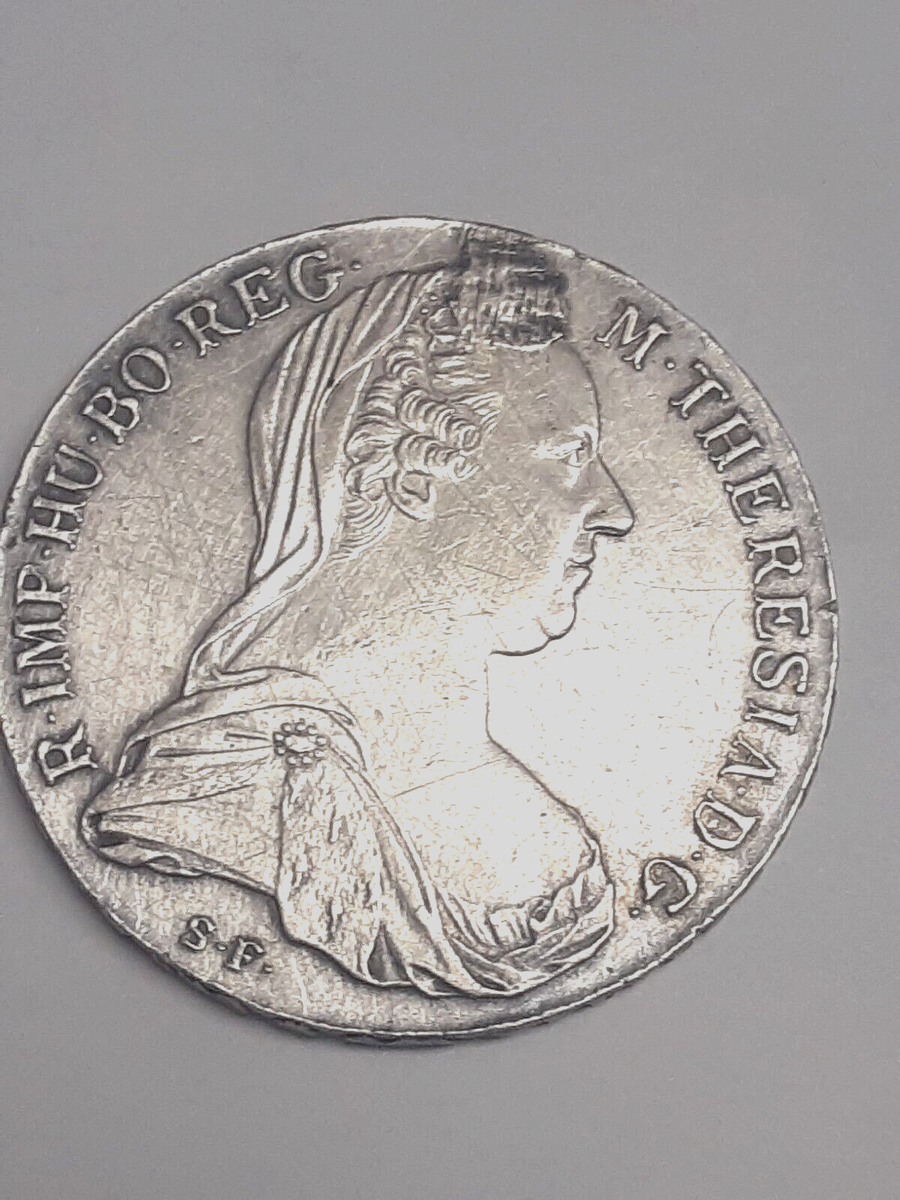 1780 M Theresia D.G. Austrian Silver Coin R.IMP.HU.BO.REG. | eBay