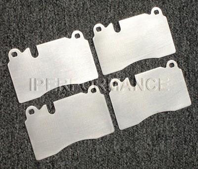 Titanium Brake Pad Shim Heat Shield Set for Dodge Viper ACR BRM Ceramic 16-; Rr