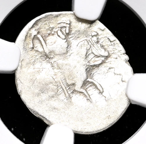 RUSSIA. Ivan IV "The Terrible", 1533-1584. Silver Kopek, Pskov, NGC AU53